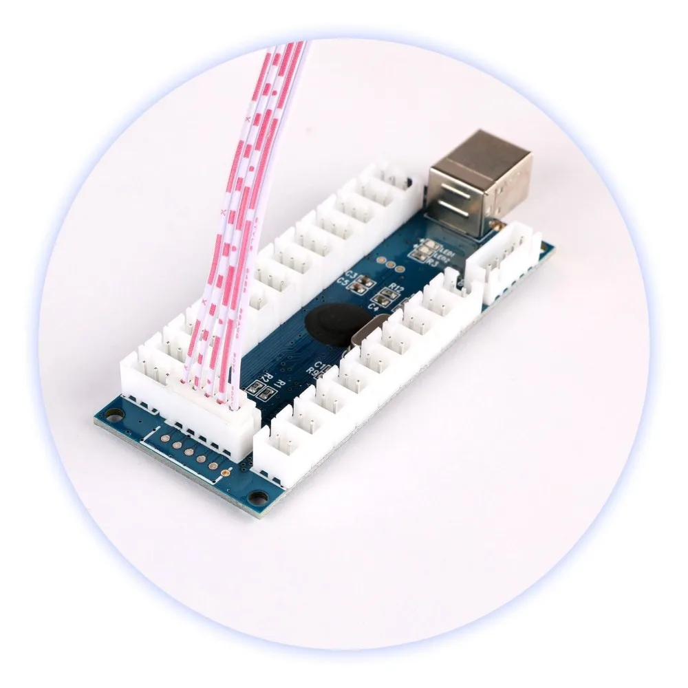5x 5Pin Cable for SANWA Joystick 2.54mm Pitch Female to Female JST XH Adapter