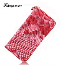 Billeteras Long Zipper Wallet Women Leather Purse With Card Holder Luxury Brand Designer Alligator Pattern Wallet Dollar Price