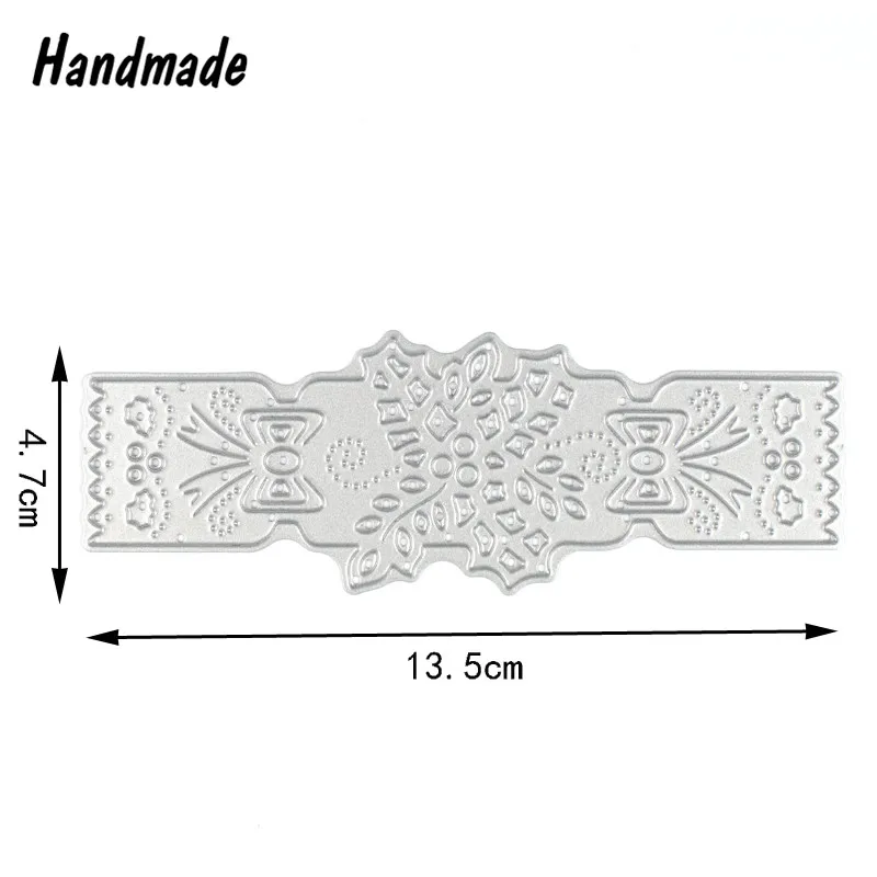 leaves bow bookmark tag