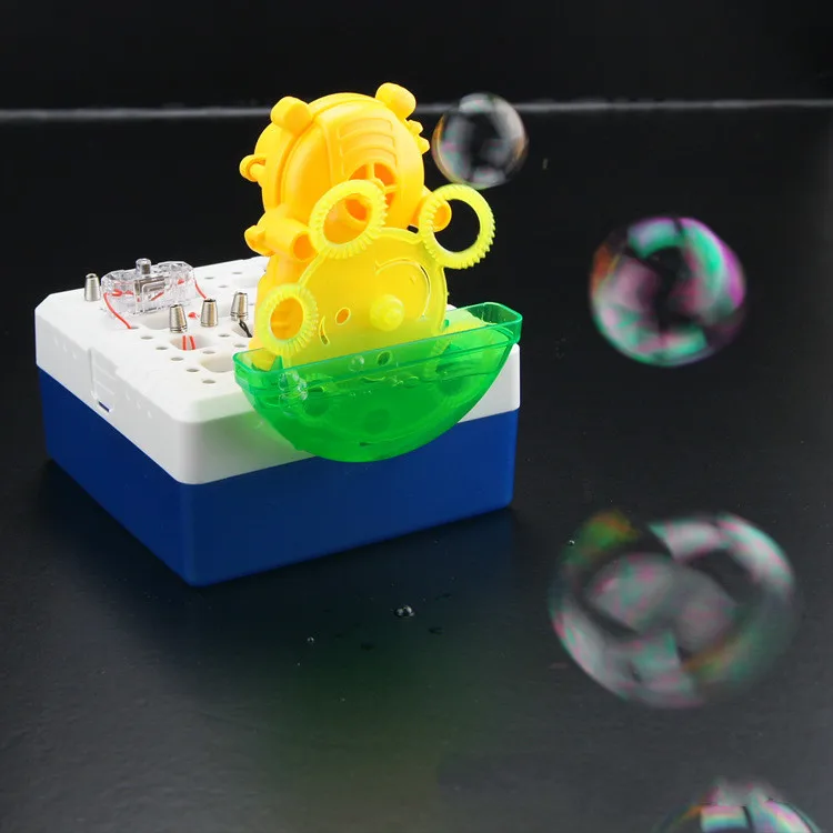 Educational Toy DIY Manual Bubble Science Equipment Learning Experimental Prop For Kids (7)