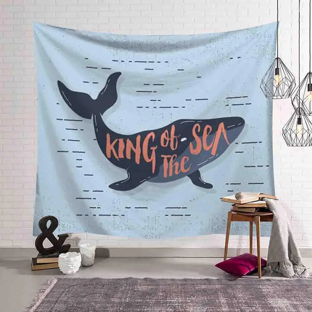 Blue Whale Tapestry 7