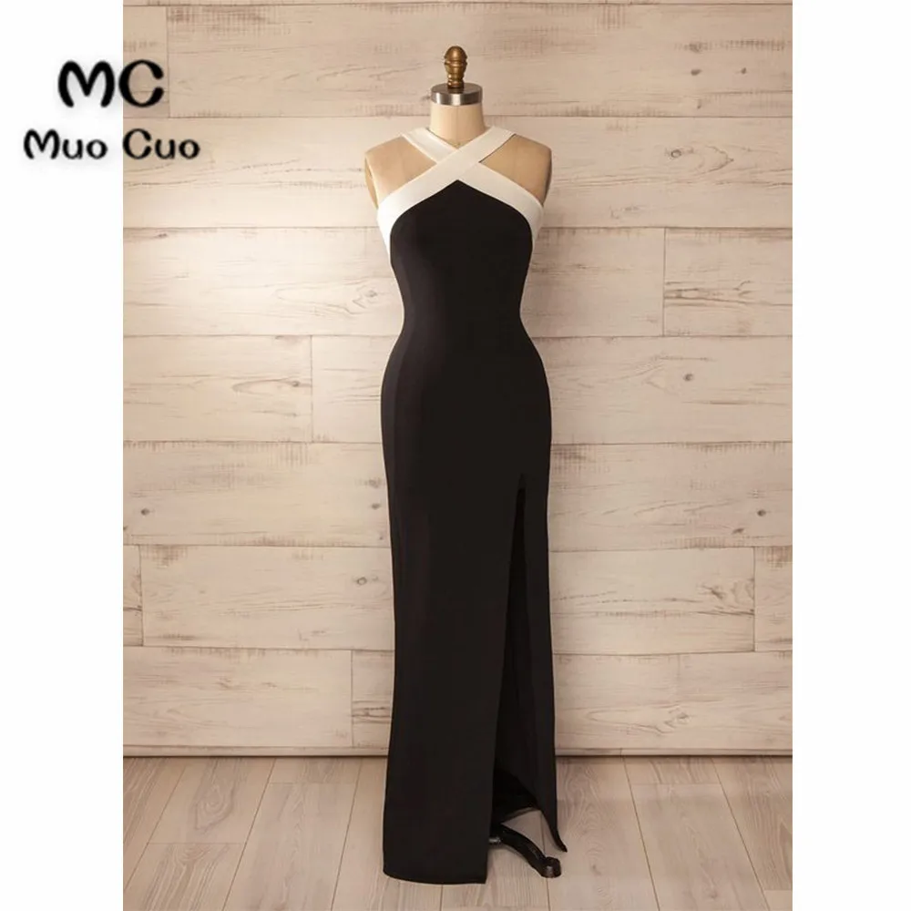 Charming Simple Mermaid Prom Dresses with Slit, Long Evening Party Dress 