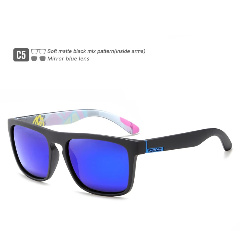 KDEAM, дизайн, поляризованные солнцезащитные очки для мужчин и женщин, УФ-блок, очки для ночного вождения, фотохромные линзы ночного видения RX110