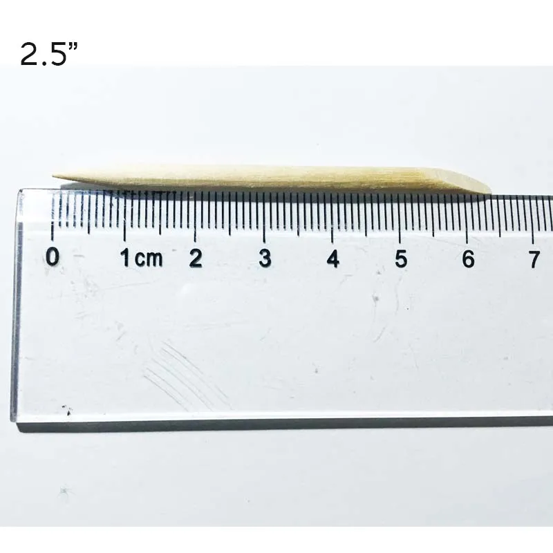 100 шт 2,5 дюймов деревянная палочка отодвигатель кутикулы инструмент Острый плоский Маникюр Педикюр апельсиновые палочки Уход за ногтями пульверинструмент