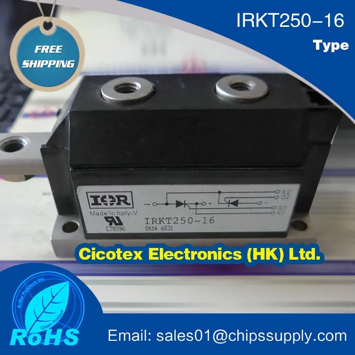 

IRKT250-16 Module IGBT Thyristor Silicon Controlled Rectifier SCR DIODE Power Module 1600V 250A 7-Pin MAGN-A-PAK