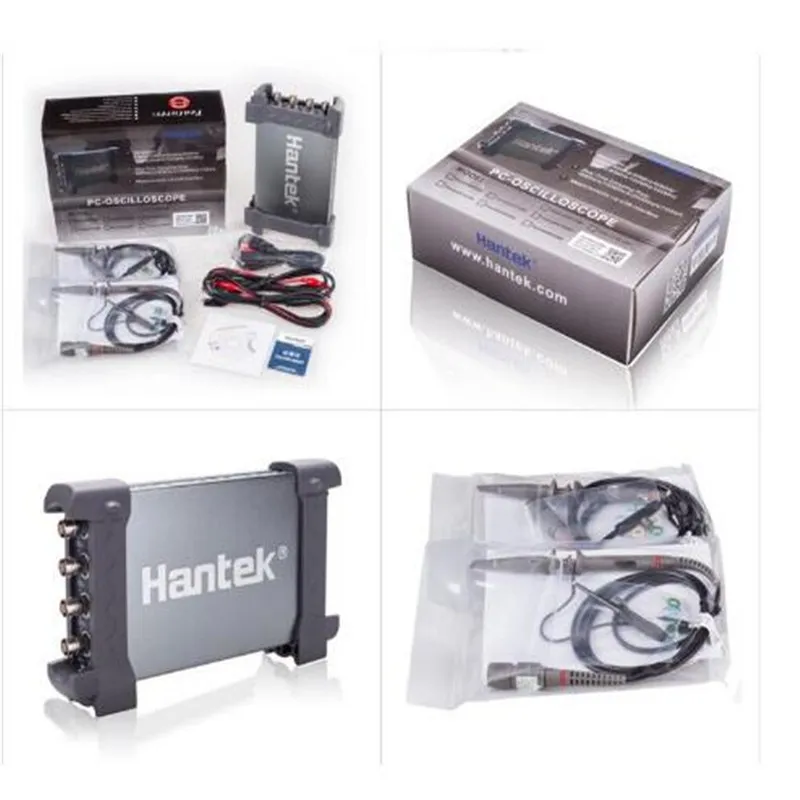 Hantek цифровой Osiclloscope USB PC Портативный Osciloscopio 6254BD 4 канала 250 МГц полоса пропускания с 25 МГц генератор сигналов