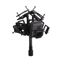 Lairit L750 7 heads Professional 360 Degree VR shock release gimbal frame (GPS) Panoramic bracke Rig for Gopro Hero5 cam DIY FPV