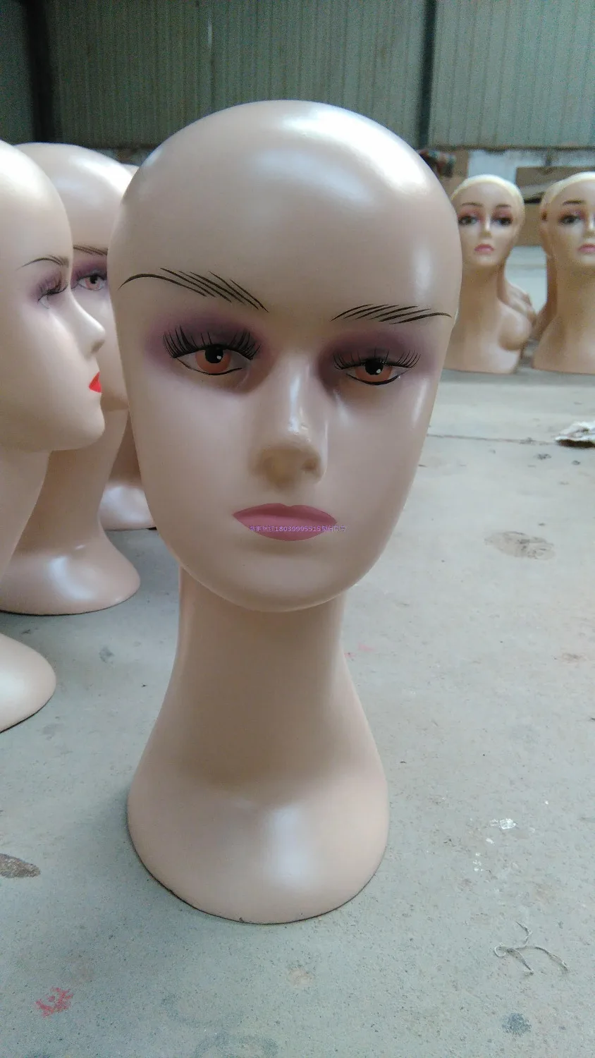 New Arrival Mannequin High Quality Plastic Realistic Mannequin Head For