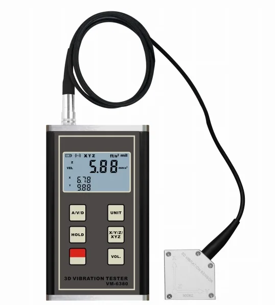 Piezoelectric Accelerometer Sensor Measures Periodic Motion Displacement Velocity Acceleration 3