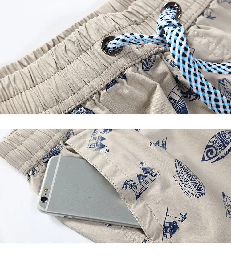 Shorts de praia e surfe