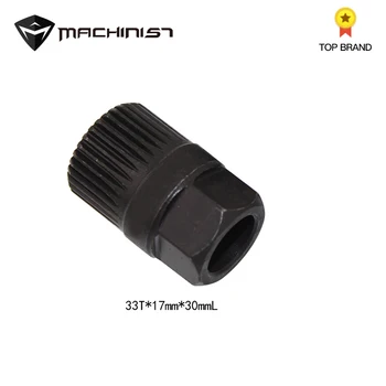 

33 Teeth Alternator Nut Auto Car Generator Freewheel Nut Insert Pulley Removal Socket Bit Tools 33T*17mm*30mml