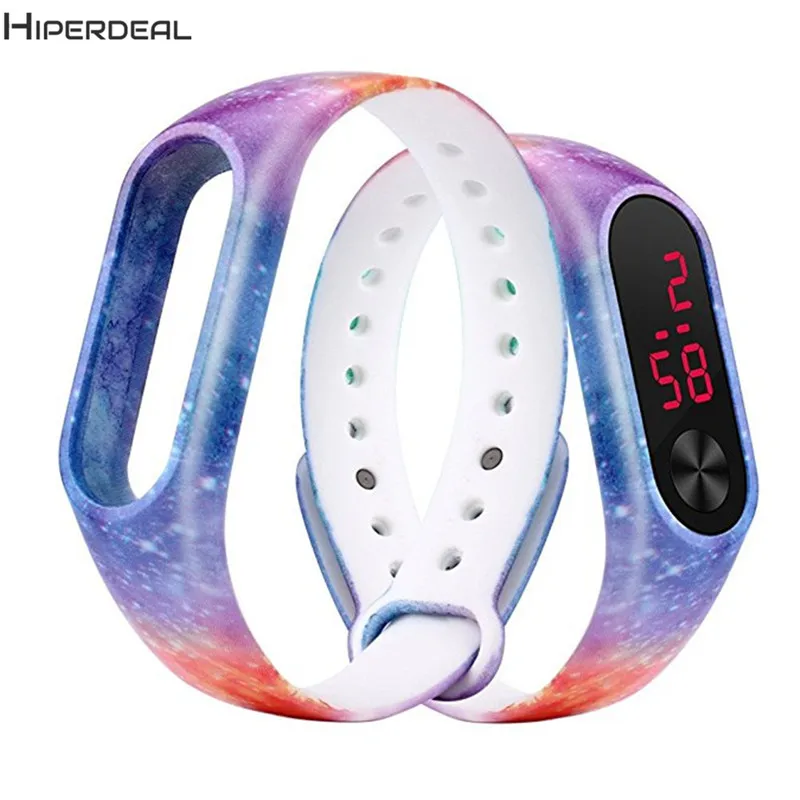 

HIPERDEAL Strap Bracelet For XIAOMI MI Band 2 New Skull Silicon Printing Christmas Pattern Replacement Smart Accessories DE13b