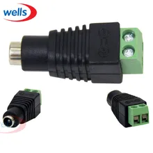 50pcs 5.5mm x 2.1mm DC Power Female Jack Connector Plugs For LED Light Strip