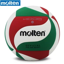 Оригинальный волейбол molten v5M4000, новый бренд, высокое качество, настоящий волейбол из полиуретана, официальный размер 5 Оригинальный волейбол molten v5M4000, новый бренд, высокое качество, настоящий волейбол из полиуретана, официальный размер 5