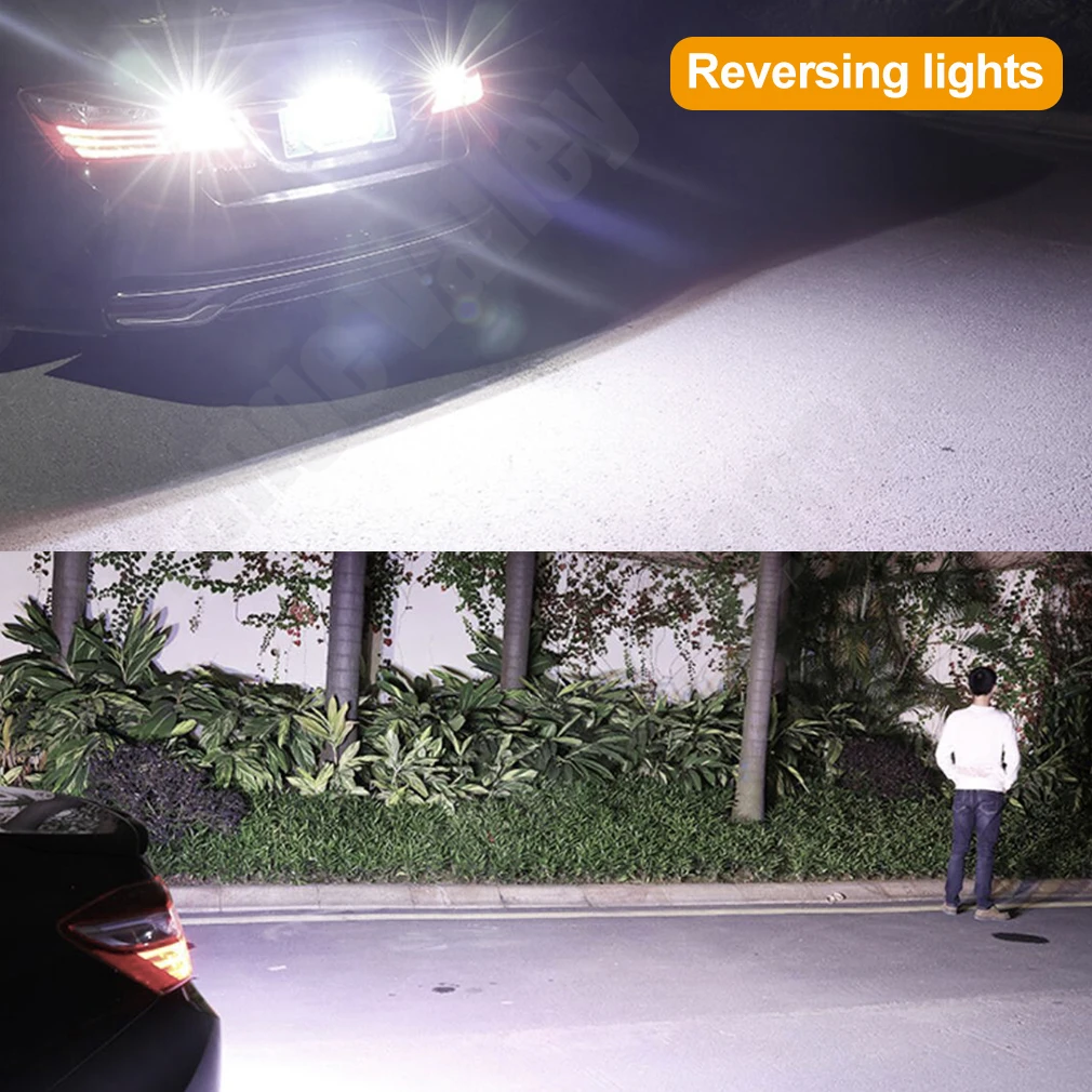 100PCS Wholesale T15 W16W 45 SMD LED 4014 Car Auto Canbus Reversing Lamps Stop Light Back up Lights Reverse Bulb
