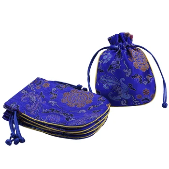 

Free Shipping 12PCS 13.5x11cm Fine silk brocade bag national wind colorful jewelry bags, bags, Christmas gift bags