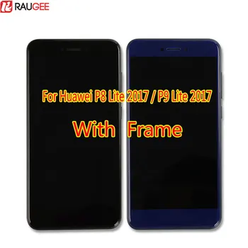 

Huawei P8 Lite 2017 Lcd Display +Touch Scree With Frame 100% New Digitizer Panel Screen For Huawei P9 Lite 2017 PRA-LA1/LX1 /LX3
