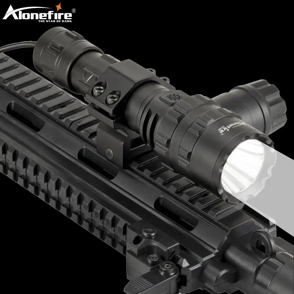 AloneFire G100 Охотничий Тактический светодиодный фонарик CREE L2 мощный супер яркий для