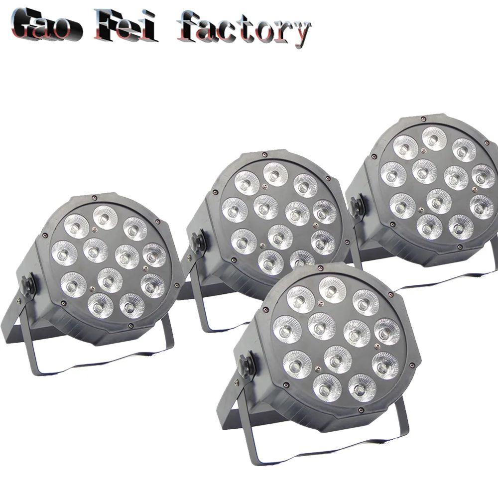 

4pcs/lot LED Fat Par 12x12w Led Light RGB 4IN1 LED Light Stage DJ Light DMX Led Par Par Party Lights
