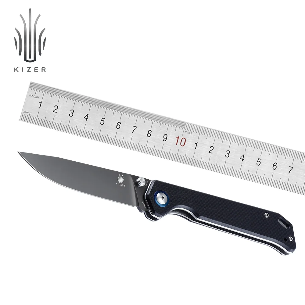 Складной мини нож Kizer V4458A1 открытый маленький для охоты многофункциональные