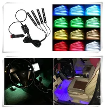 2017 NEW Car interior Luce Al Neon del LED decorazione Per Lada Kalina Priora Granta Vesta Niva vaz Largus X-Ray samara Auto accessori