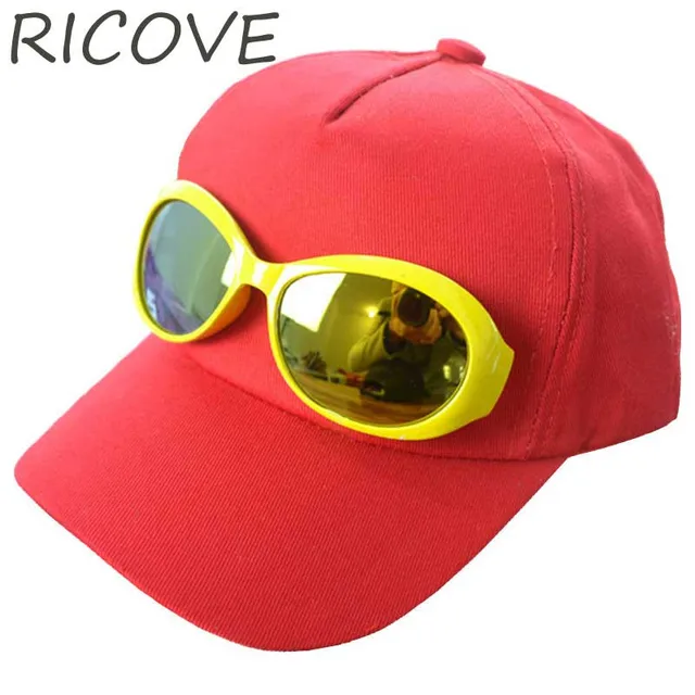 Glasses Baseball Cap Kids Boy Girl Summer Visor Cotton Hat Children