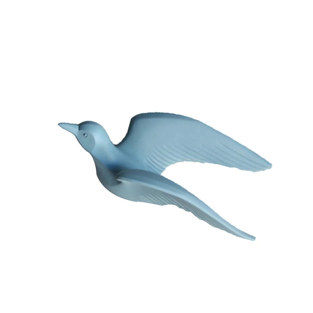 3D Resin Flying Seagull Birds Crafts Wall Art Sculpture Living Room Bedroom Wall Hanging Decoration