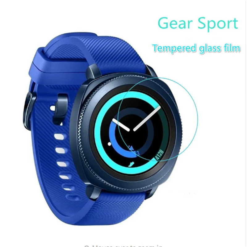 2pcs/lot 9H Tempered Glass Screen Protector Film For Samsung Gear S4 Protective film Guard for gear sport Front | Мобильные телефоны