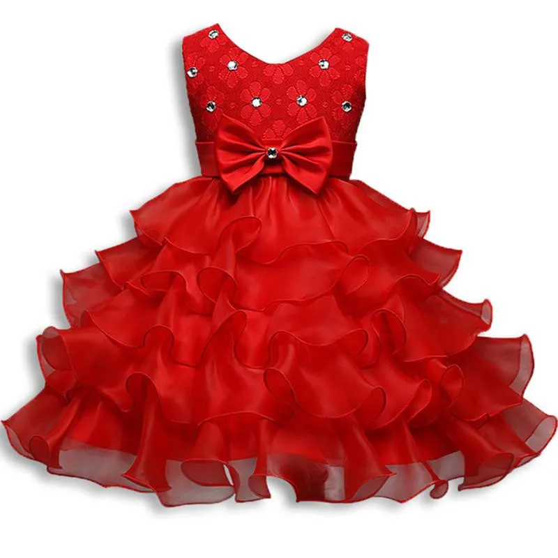 Best Selling A-Line Flower Girl Dresses Beading Lace Girls Pageant Dresses 2019 Girl Communion Dress Ruffles Kids Formal Wear (4)