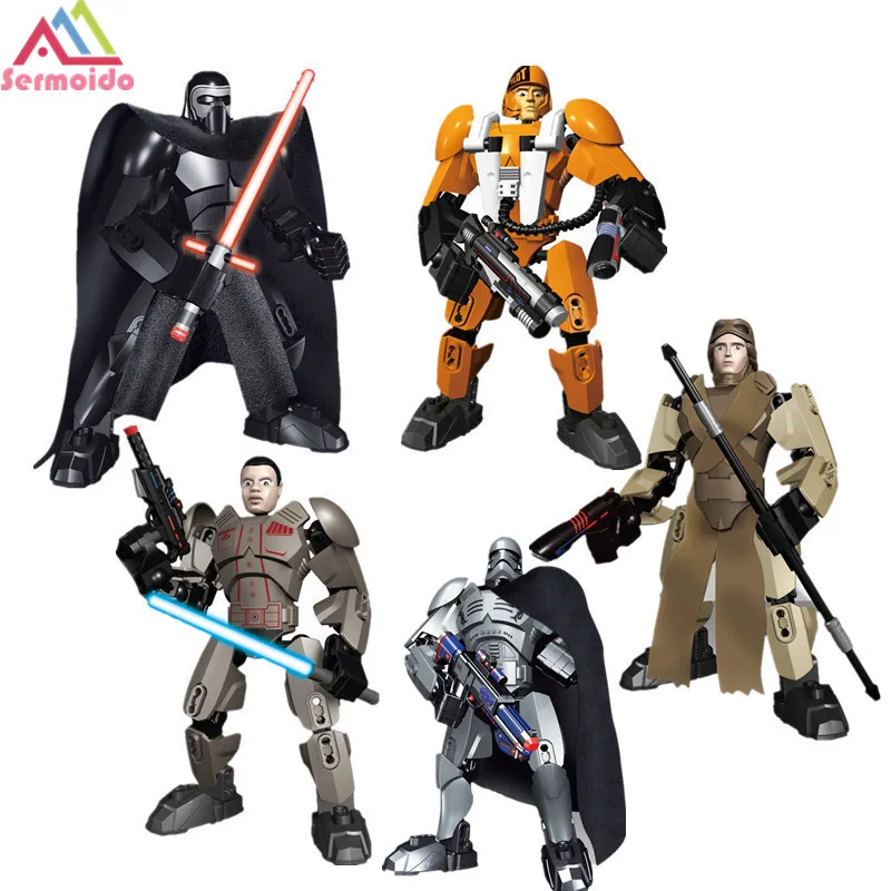 

LEPIN Star Wars blocks Darth Vader White Storm Trooper General Grievous Figure toys building blocks christmas Rogue One B89