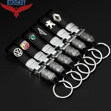 Eagle Head Car Styling Car Key Ring Holder Keychain Man Strap Car Key Chains For VW