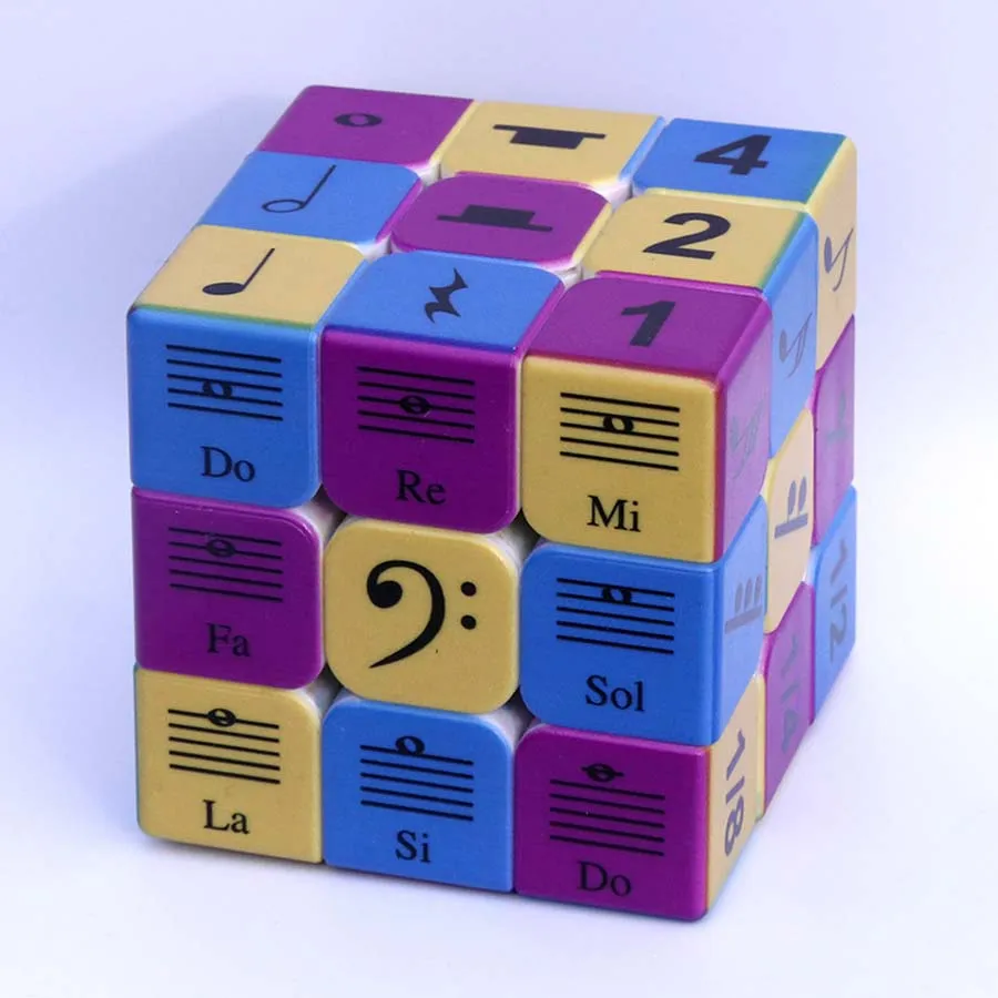 Музыкальные ноты волшебный куб 3x3x3 пазл игрушки Neo Cubo Magico Развивающие для детей