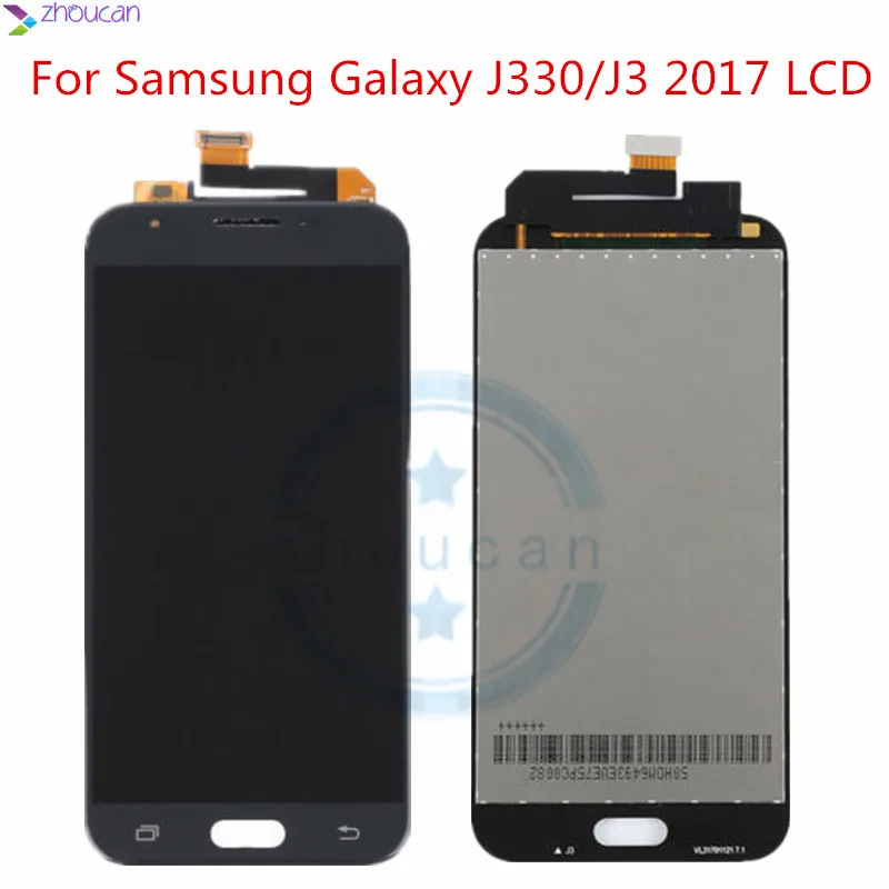 

For SAMSUNG GALAXY J330 LCD J3 2017 Display J330F Touch Screen Digitizer Assembly Replacement Parts For 5.0" SAMSUNG J330 LCD