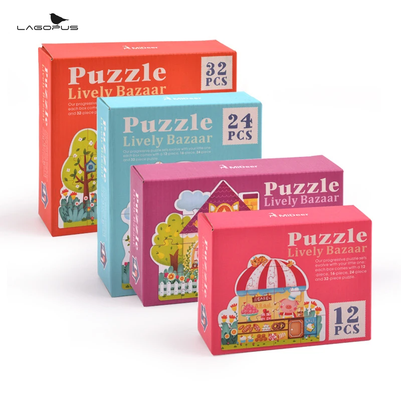 

Lagopus Baby Puzzle Set Puzzle Set Toys Education Learning Tools Toy for Kids Magic Intellect Puzzle Game for Kids New