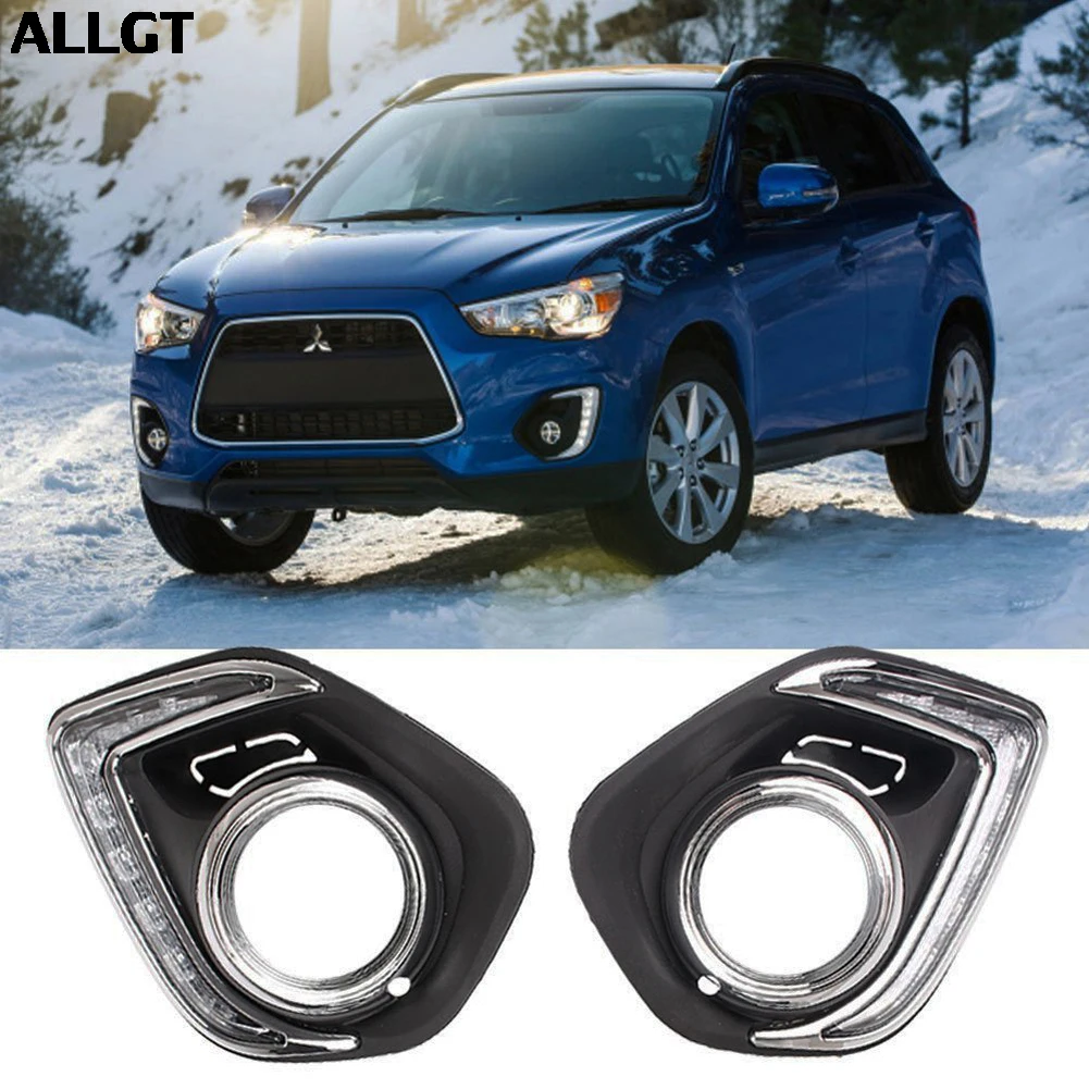 ALLGT 2x9 Светодиодный дневной ходовой светильник для Mitsubishi ASX Outlander Sport DRL 2013 2014|daytime
