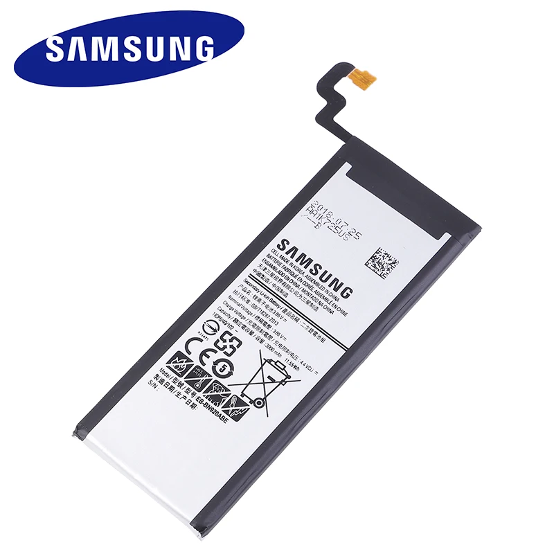 Samsung аккумулятор для телефона EB-BN920ABA EB-BN920ABE для samsung GALAXY Note 5 N9200 N920t N920c Note5 SM-N9208 N920P 3000 mAh