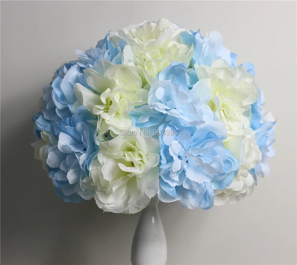 

SPR Free shipping!10pcs/lot wedding road lead artificial flower ball wedding table flowers centerpiece flower balls decoration