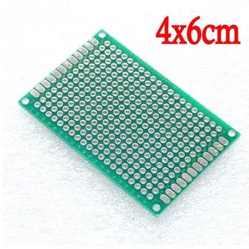 

10 pcs Double Side Copper Prototype PCB Tinned Universal Board Experimental Development Plate 40x60mm 4x6cm