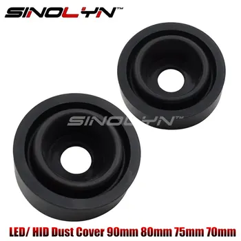 

Sinolyn Rubber Cap Retrofit LED HID Xenon Bulb Dust Cover For Headlight Fog Light Car Lights Accessories DIY Tuning Waterproof
