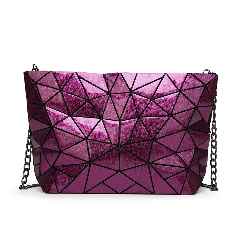 2018 новые модные женские туфли геометрический Crossbody Сумка Женская ромб цепи мешок