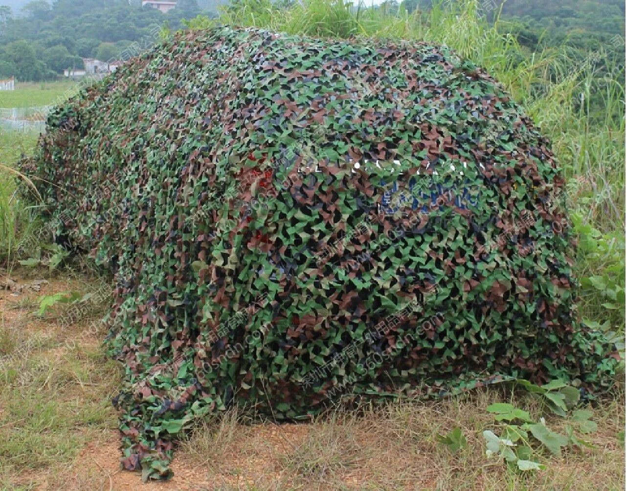 Военная игра Кемпинг Открытый 6.5x9.8ft Камуфляж Охота Военная камуфляжная сетка джунгли камуфляж 2x3 м деревянные земли Leavesh