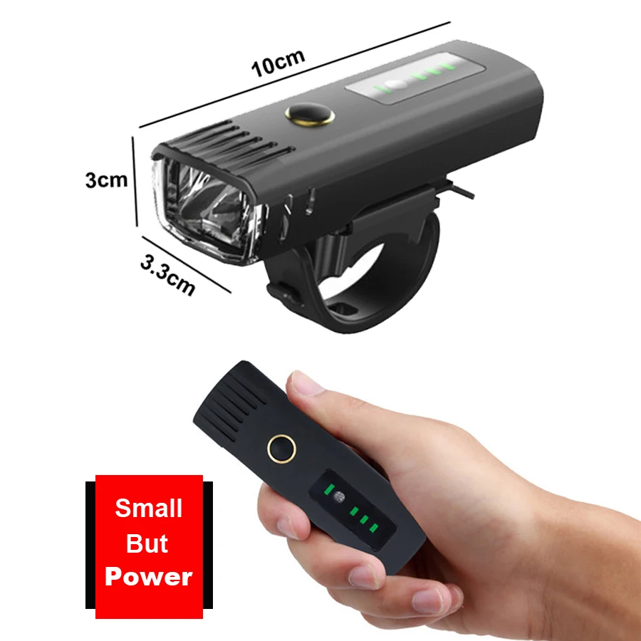  BOLER Smart Induction Bicycle Front Light Set USB Rechargeable Rear Light LED Headlight Bike Lamp C - 33046939631