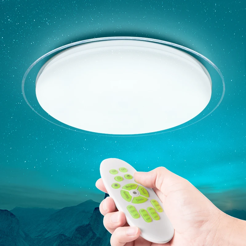  Modern Smart LED Ceiling Lights 25W 60W lamp Remote Control Dimming Bedroom Living Room Intelligenc - 32954951401