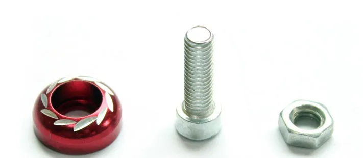 

10set Motorcycle Modification Nut and Bolt Colour Carving Licence Plate Screw Screw Cap Color Screws