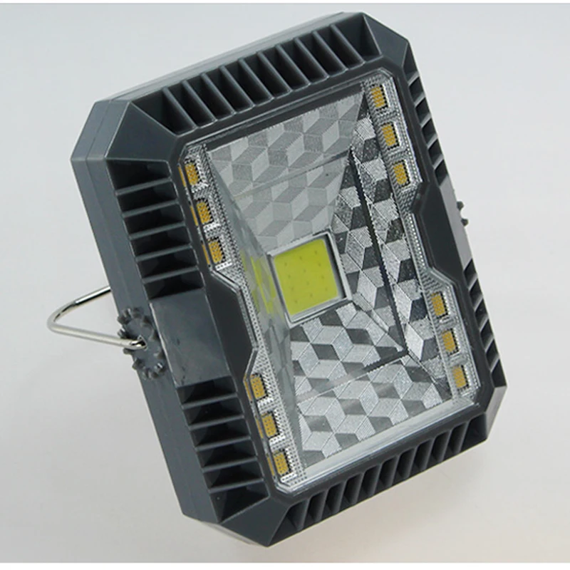 

Led Spotlight Outdoor Solar Lamp Camping Flood Light with Data Cable 150lm C0B + SMD Led Floodlight LED Pool Security Wall Lamps