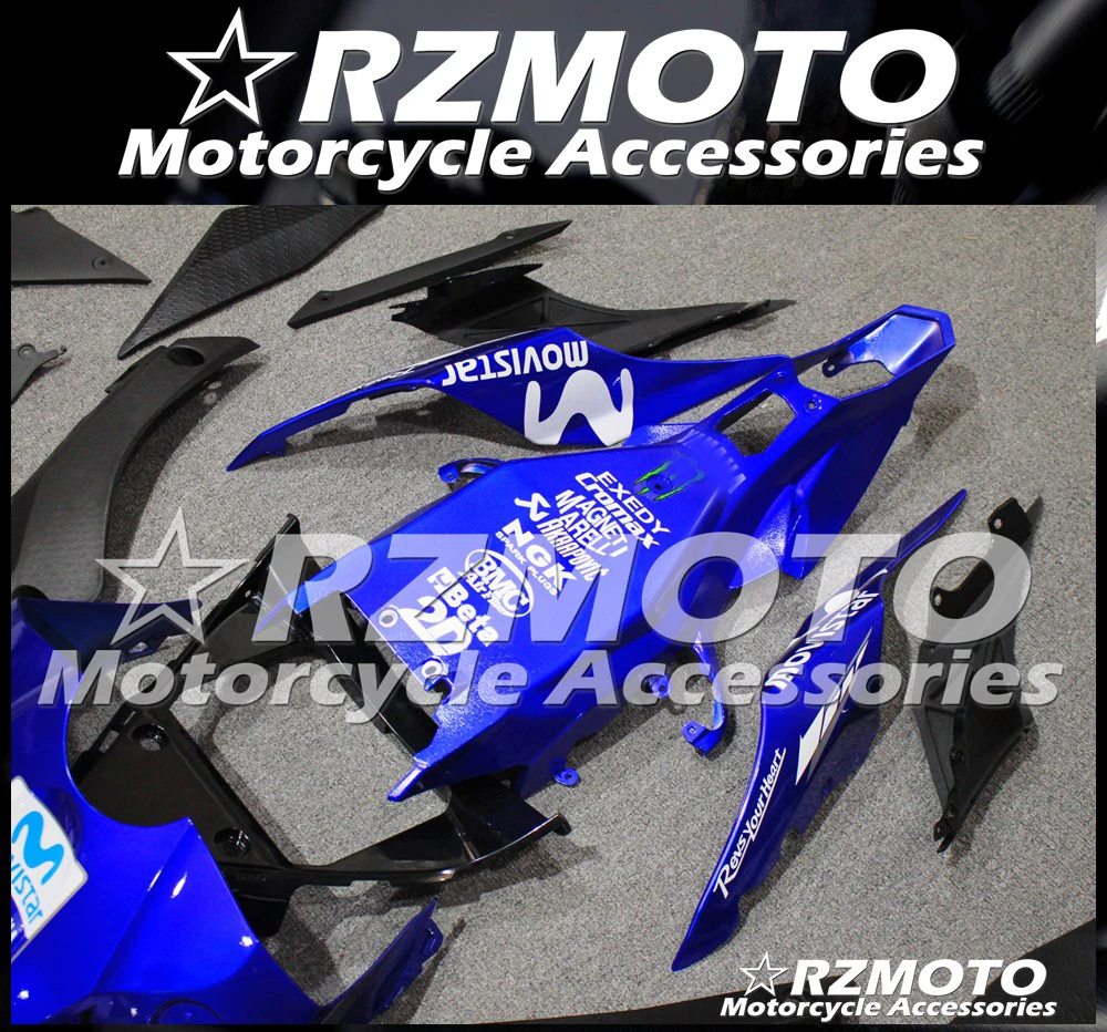 ABS обтекателя тело комплект пригодный для YAMAHA YZF1000 YZF R1 15 16 17 18 2015 2016 2017 2018 YM16|Полные