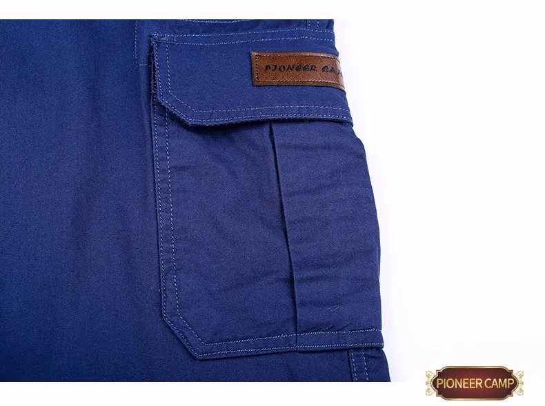 Пионерский лагерь Новый Для мужчин брюки-карго мужские трусы 100% хлопок свободные шорты бермуды в повседневном стиле короткие брюки хаки