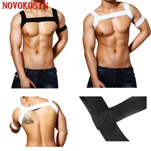 XX135 Летний стиль Мода эластичный мужской фитнес галстук дикие топы тройники безрукавные Топы открытый бюстгальтер сексуальное обтягивающее белье