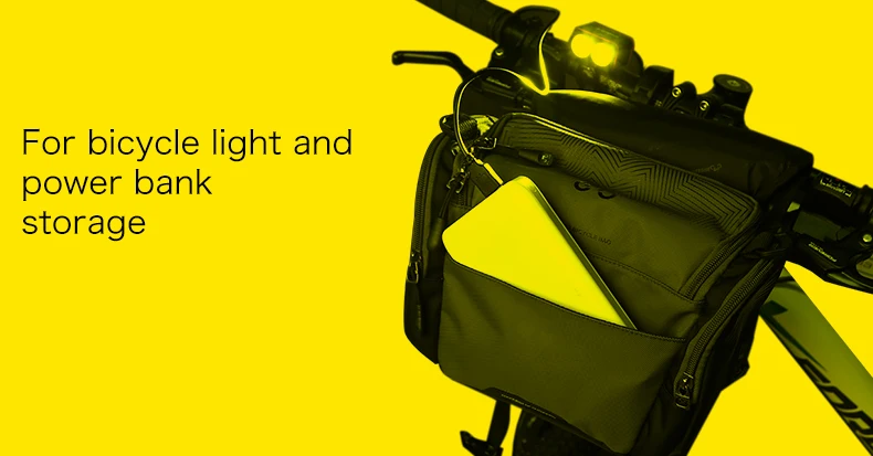 Cheap Waterproof Large Capacity Bicycle Front Bag Bike Handlebar Basket MTB Pannier Frame Tube Cycling Bag 14