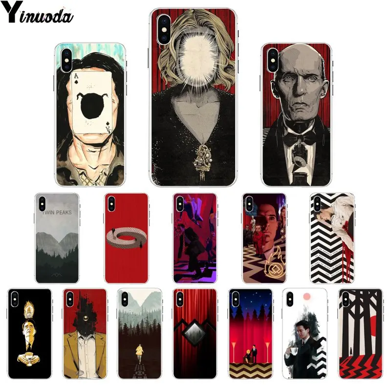 Умный чехол Yinuoda Twin Peaks Fire Walk With Me мягкий для iPhone 6S 6plus 7 7plus 8 8Plus X Xs MAX 5 5S
